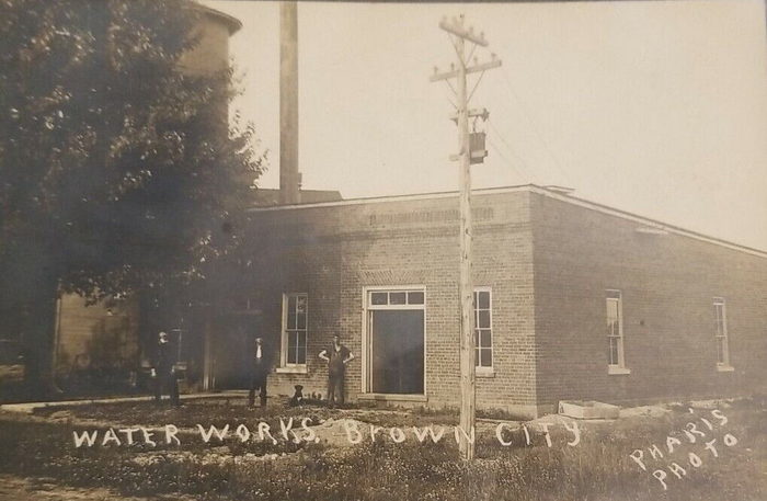 Brown City - Old Post Card Photo